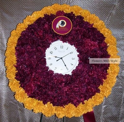 Silk Redskin Clock