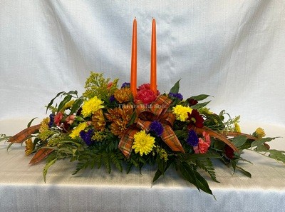 2 Candle Centerpiece